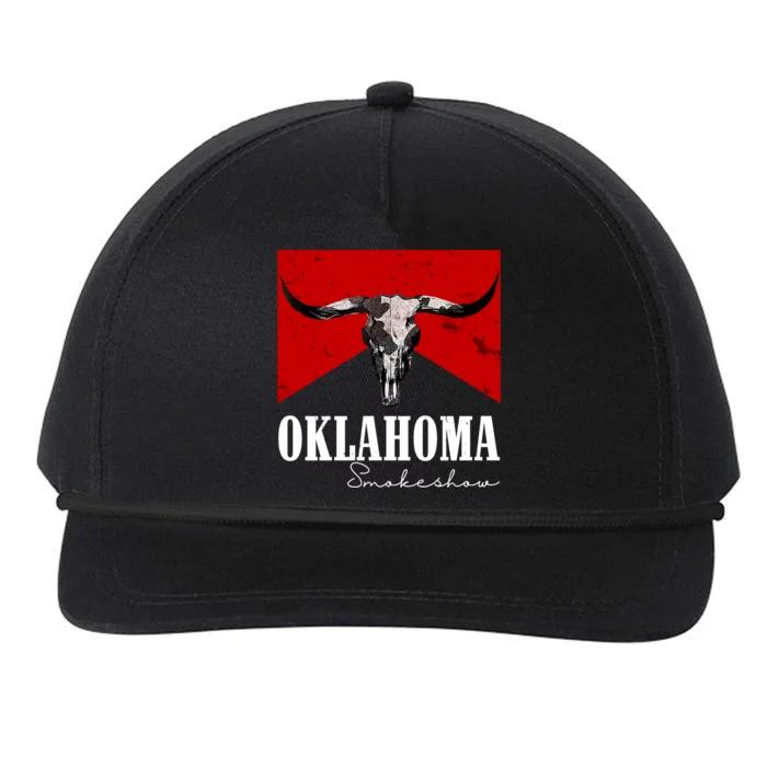 Oklahoma Smokeshow Vintage Snapback Five-Panel Rope Hat