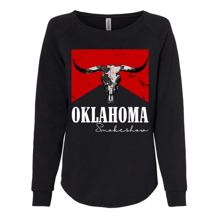 Oklahoma Smokeshow Vintage Womens California Wash Sweatshirt