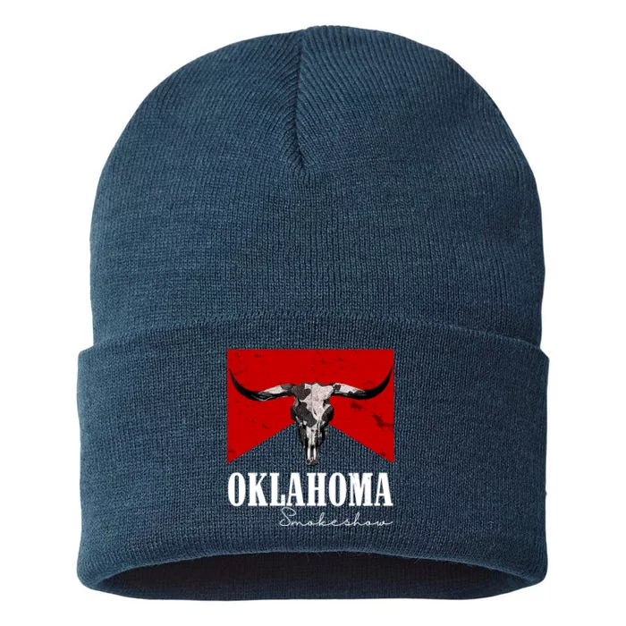 Oklahoma Smokeshow Vintage Sustainable Knit Beanie