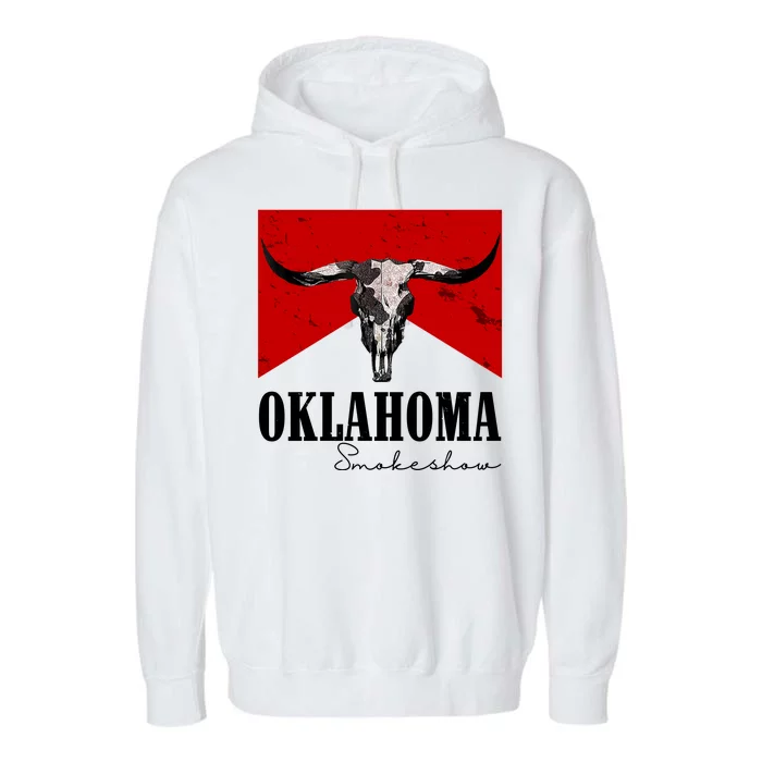 Oklahoma Smokeshow Vintage Garment-Dyed Fleece Hoodie