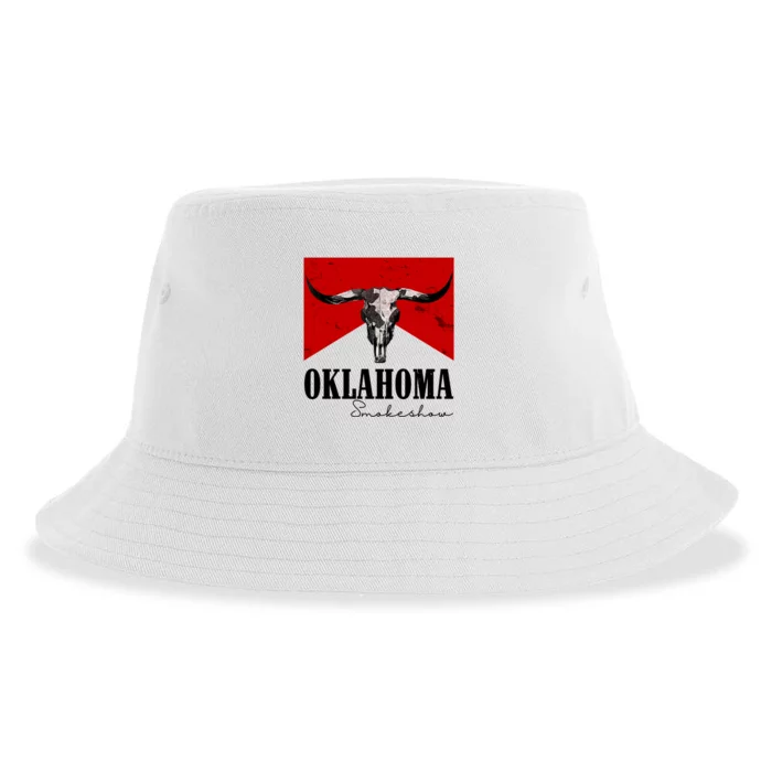 Oklahoma Smokeshow Vintage Sustainable Bucket Hat