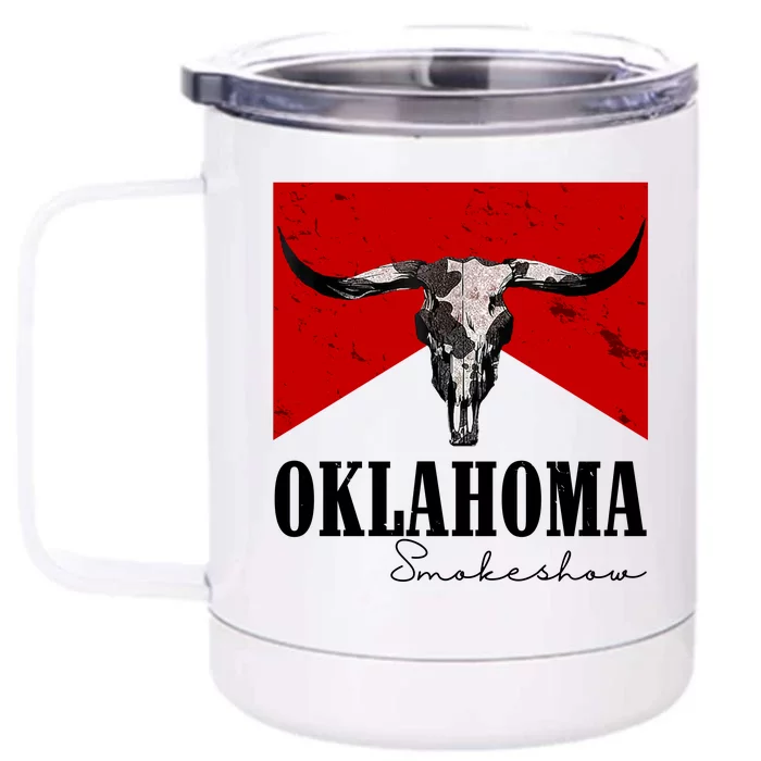 Oklahoma Smokeshow Vintage Front & Back 12oz Stainless Steel Tumbler Cup