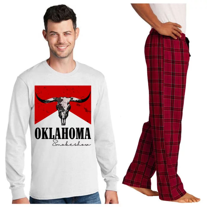 Oklahoma Smokeshow Vintage Long Sleeve Pajama Set