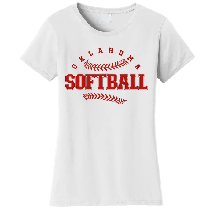 Oklahoma Softball Vintage Women's T-Shirt