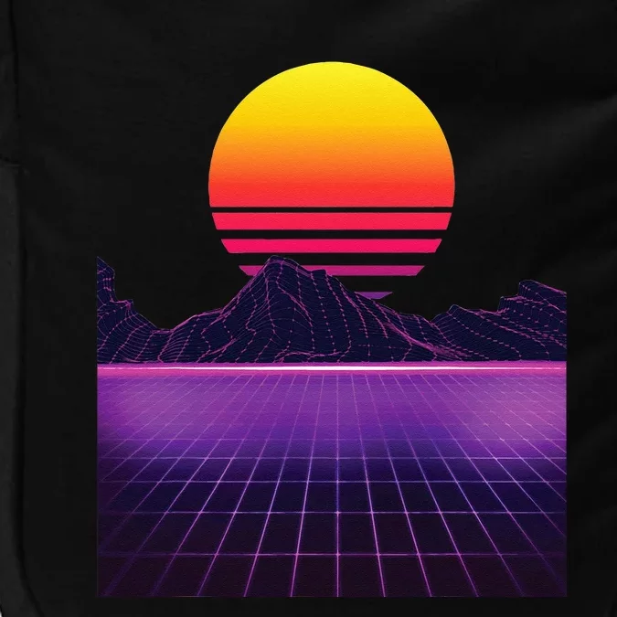 Outrun Synthwave Vaporwave Aesthetic 80s Retro Impact Tech Backpack