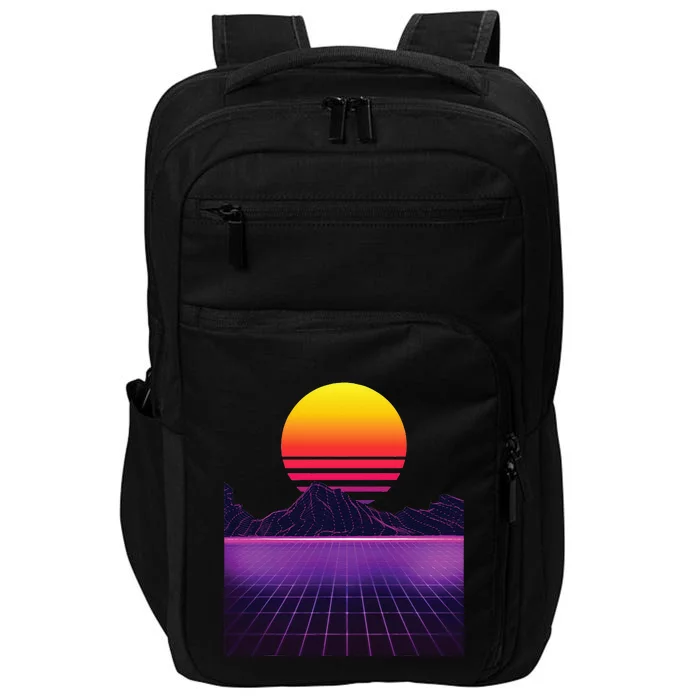 Outrun Synthwave Vaporwave Aesthetic 80s Retro Impact Tech Backpack