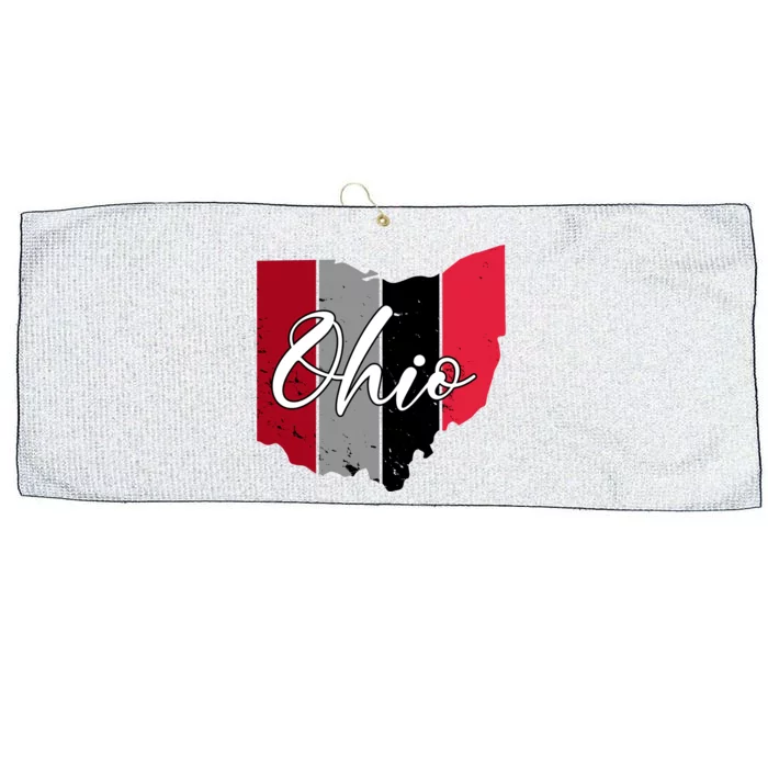 Ohio State Vintage Large Microfiber Waffle Golf Towel