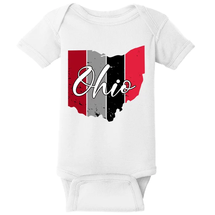 Ohio State Vintage Baby Bodysuit