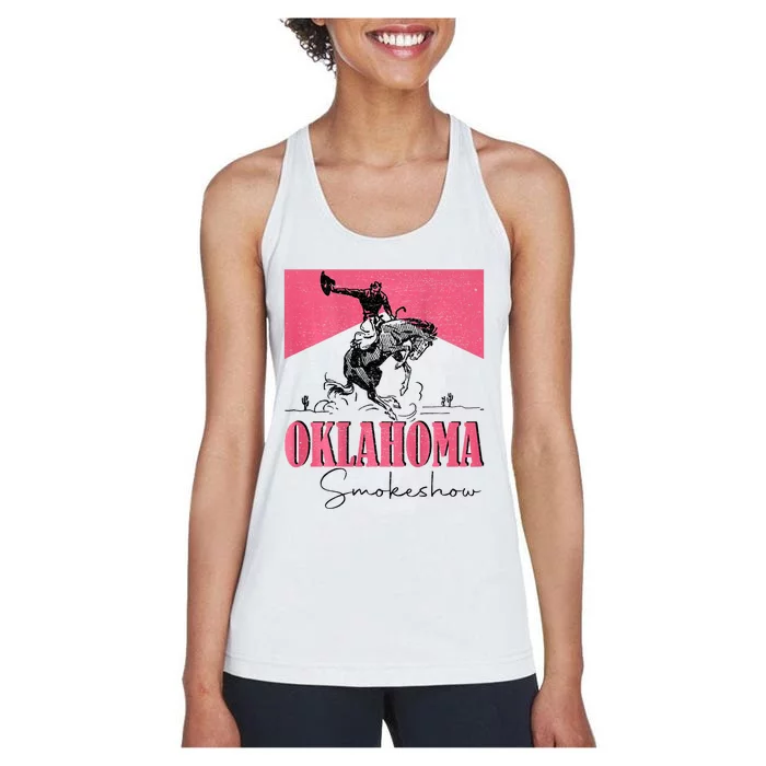 Oklahoma Smokeshow Western Rodeo Women's Racerback Tank