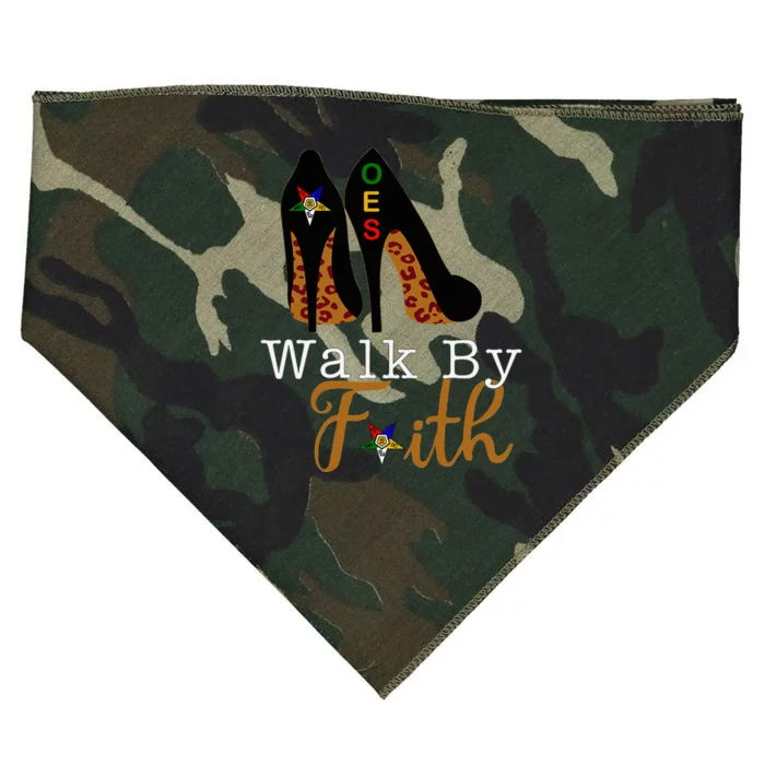 Oes Sisters Walk By Faith Order Of Eastern Star USA-Made Doggie Bandana