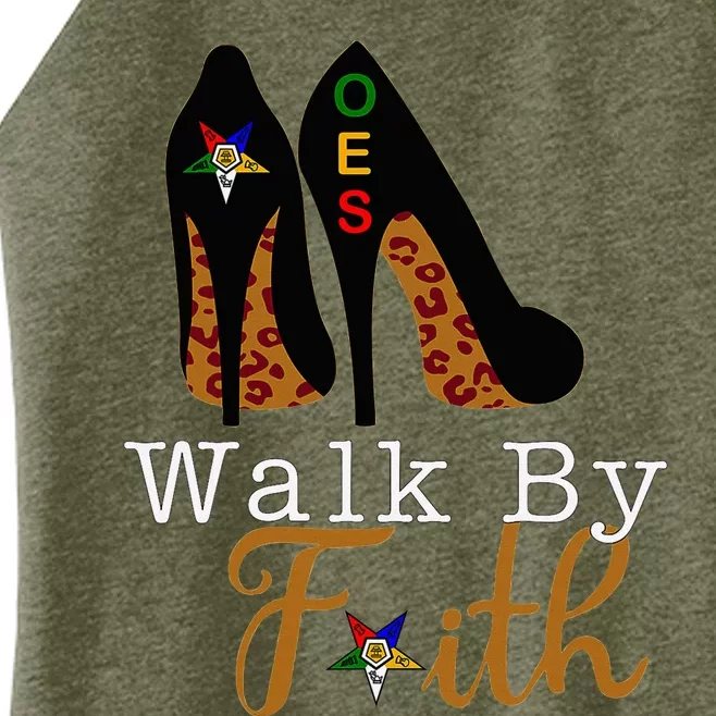 Oes Sisters Walk By Faith Order Of Eastern Star Women’s Perfect Tri Rocker Tank