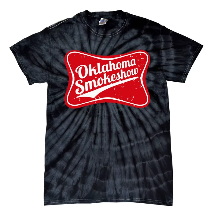 Oklahoma Smokeshow Western Country Music Cowboy Tie-Dye T-Shirt