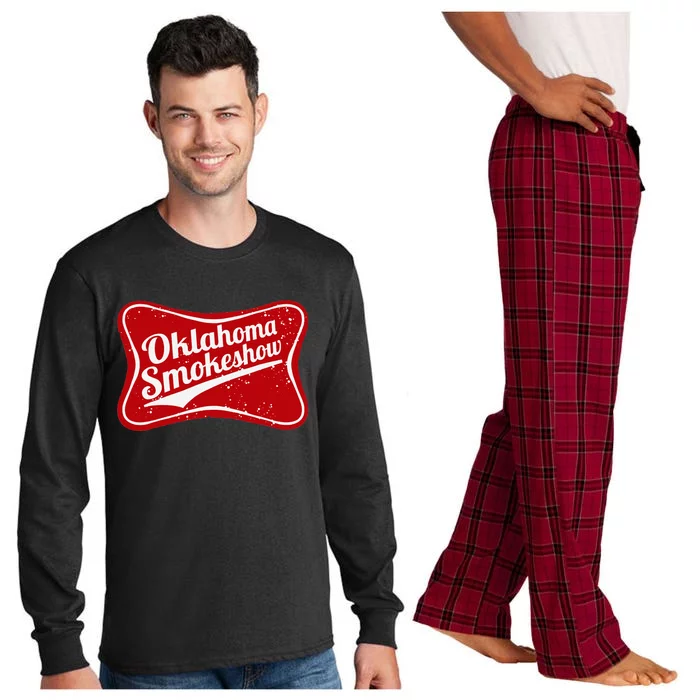 Oklahoma Smokeshow Western Country Music Cowboy Long Sleeve Pajama Set