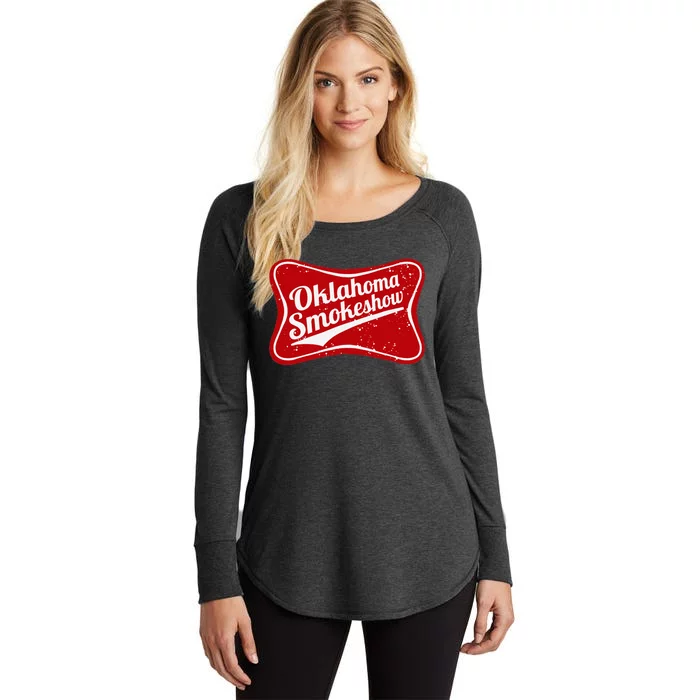 Oklahoma Smokeshow Western Country Music Cowboy Women's Perfect Tri Tunic Long Sleeve Shirt