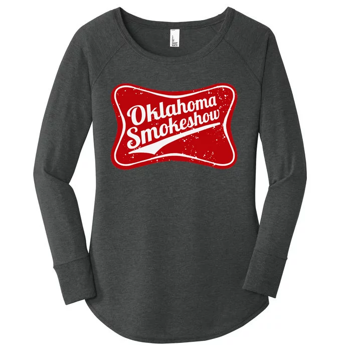 Oklahoma Smokeshow Western Country Music Cowboy Women's Perfect Tri Tunic Long Sleeve Shirt