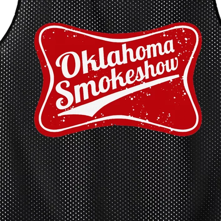 Oklahoma Smokeshow Western Country Music Cowboy Mesh Reversible Basketball Jersey Tank