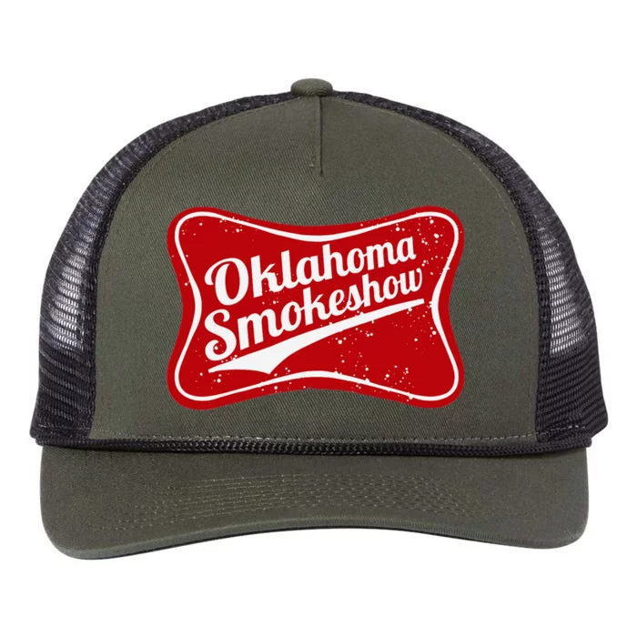 Oklahoma Smokeshow Western Country Music Cowboy Retro Rope Trucker Hat Cap