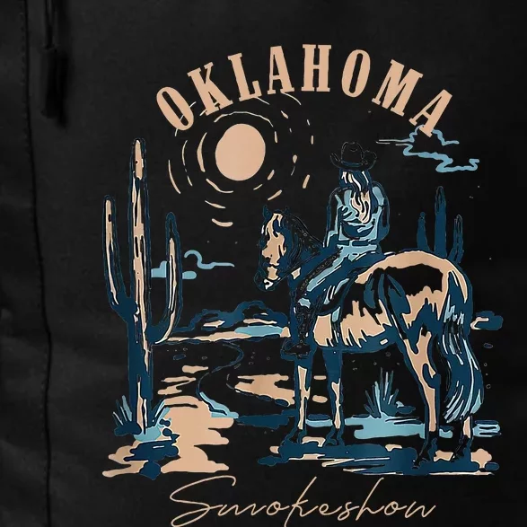 Oklahoma Smokeshow Western Oklahoma Smokeshow Cowboy Rodeo Daily Commute Backpack