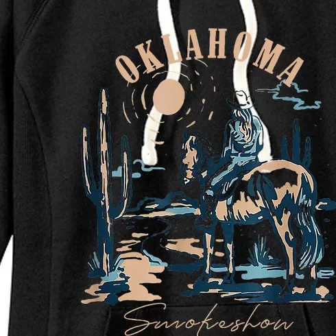 Oklahoma Smokeshow Western Oklahoma Smokeshow Cowboy Rodeo Women's Fleece Hoodie