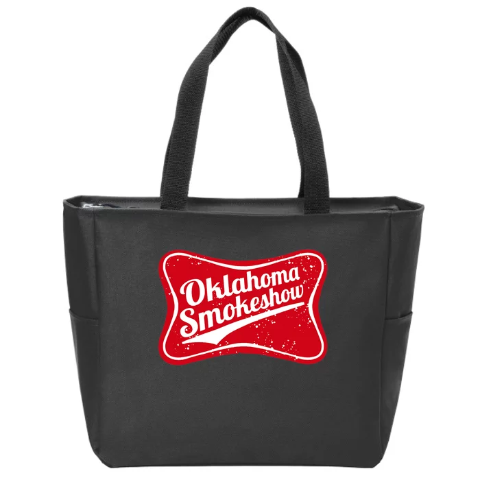 Oklahoma Smokeshow Western Country Music Cowboy Zip Tote Bag