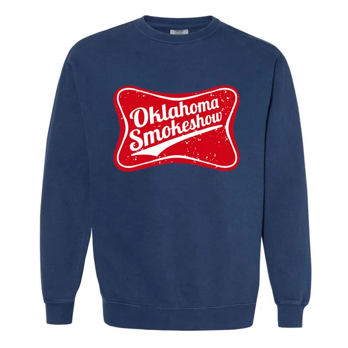 Oklahoma Smokeshow Western Country Music Cowboy Garment-Dyed Sweatshirt