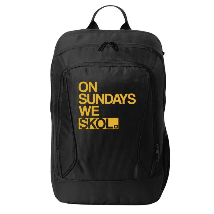 On Sundays We Skol Halloween City Backpack