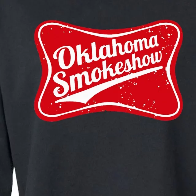 Oklahoma Smokeshow Western Country Music Cowboy Cropped Pullover Crew