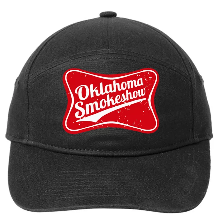 Oklahoma Smokeshow Western Country Music Cowboy 7-Panel Snapback Hat