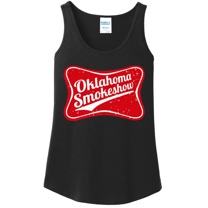 Oklahoma Smokeshow Western Country Music Cowboy Ladies Essential Tank