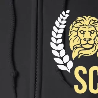 Orlando Soccer With Lion Crest Sc Full Zip Hoodie