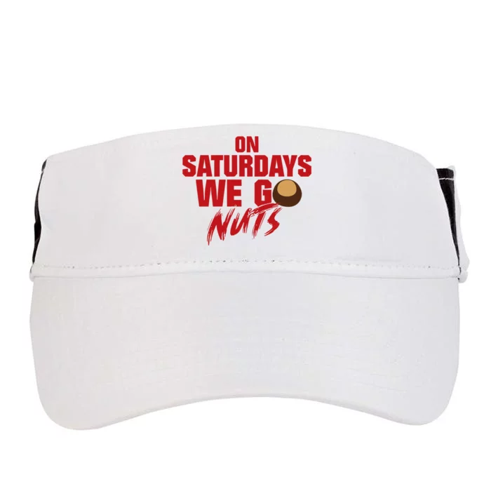 On Saturdays We Go Nuts Adult Drive Performance Visor