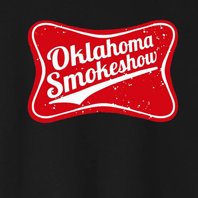 Oklahoma Smokeshow Western Country Music Women's Crop Top Tee