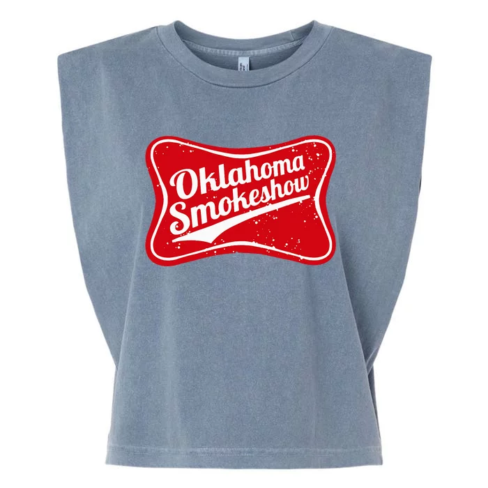 Oklahoma Smokeshow Western Country Music Garment-Dyed Women's Muscle Tee