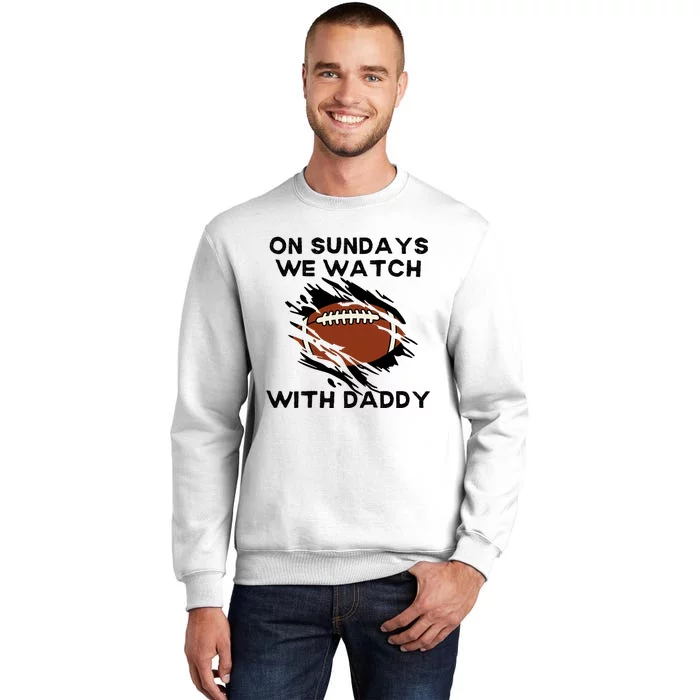 Unisex Sundays Are For Football Gray Crewneck Sweatshirt