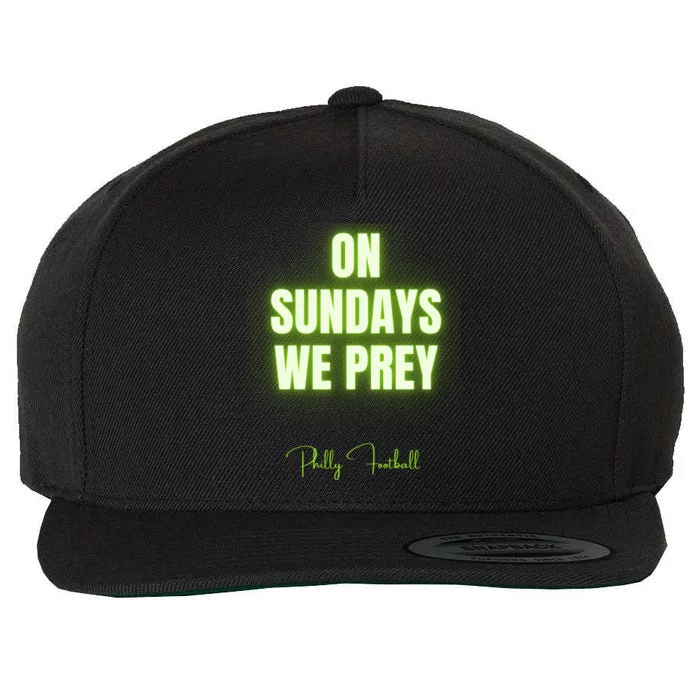 On Sundays We Prey Wool Snapback Cap