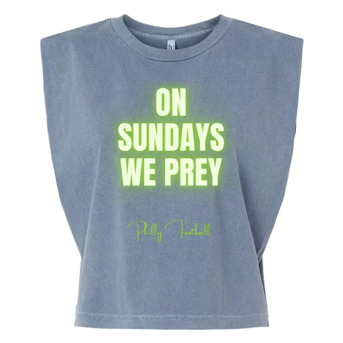 On Sundays We Prey Garment-Dyed Women's Muscle Tee