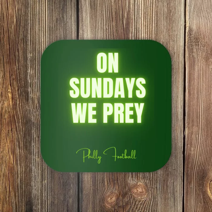 On Sundays We Prey Coaster