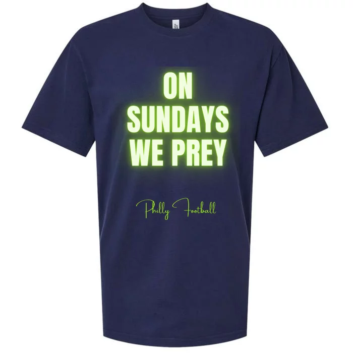 On Sundays We Prey Sueded Cloud Jersey T-Shirt