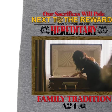 Our Sacrifice Will Pale Next To The Rewards From Director Ari Aster Hereditary Doggie 3-End Fleece Hoodie