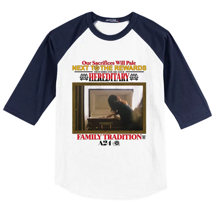 Our Sacrifice Will Pale Next To The Rewards From Director Ari Aster Hereditary Baseball Sleeve Shirt