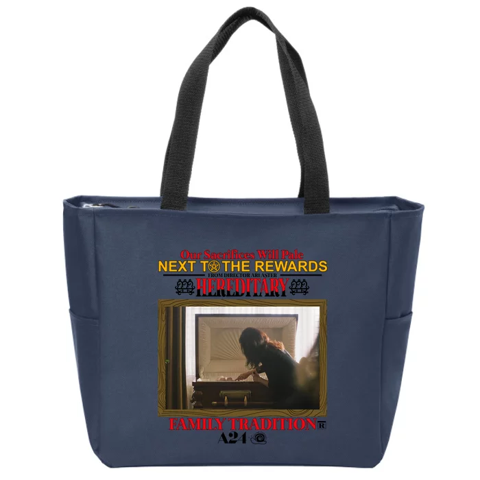 Our Sacrifice Will Pale Next To The Rewards From Director Ari Aster Hereditary Zip Tote Bag