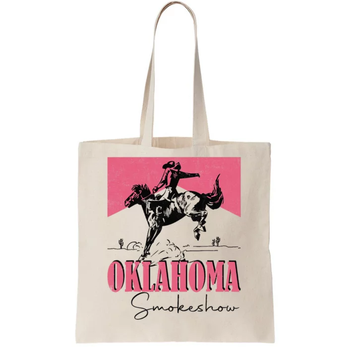 Oklahoma Smokeshow Western Oklahoma Smokeshow Cowboy Rodeo Tote Bag