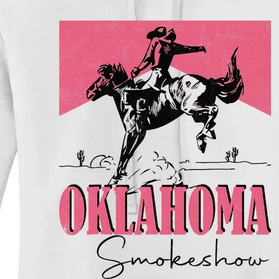 Oklahoma Smokeshow Western Oklahoma Smokeshow Cowboy Rodeo Women's Pullover Hoodie