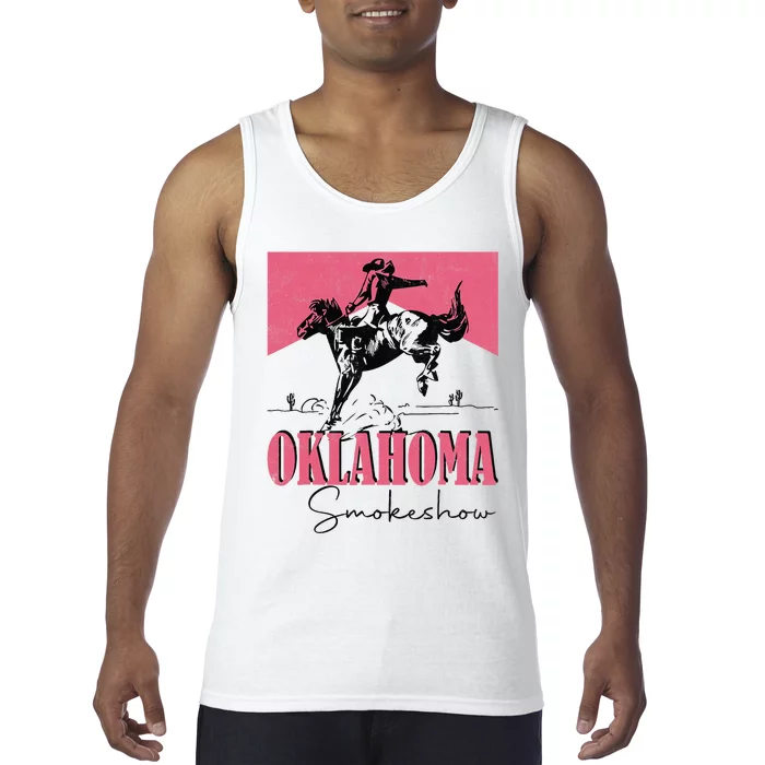 Oklahoma Smokeshow Western Oklahoma Smokeshow Cowboy Rodeo Tank Top