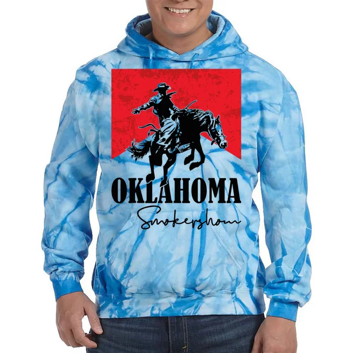 Oklahoma Smokeshow Western Country Tie Dye Hoodie