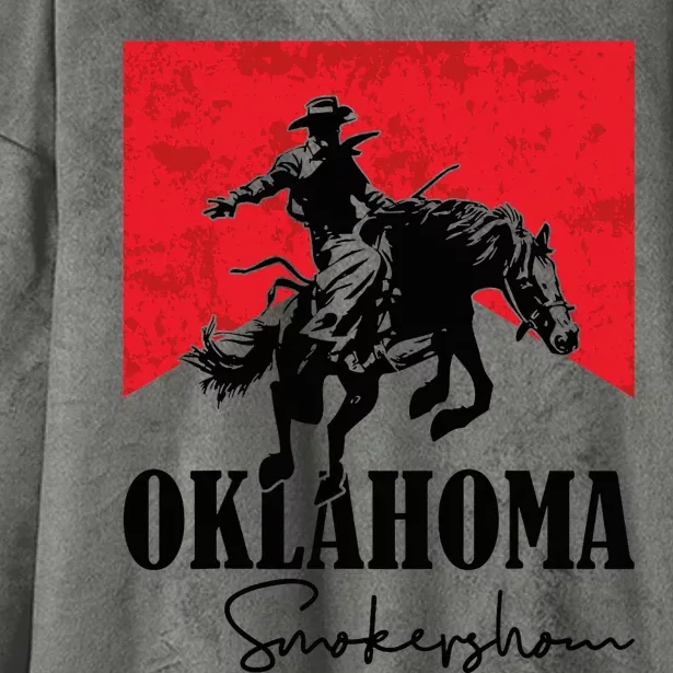 Oklahoma Smokeshow Western Country Hooded Wearable Blanket