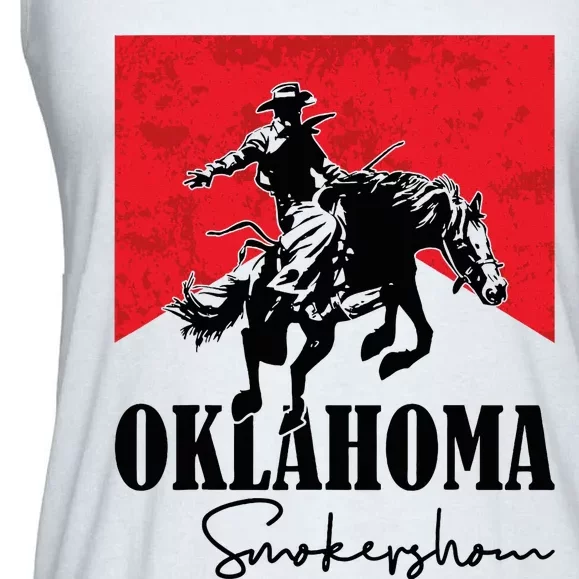 Oklahoma Smokeshow Western Country Ladies Essential Flowy Tank