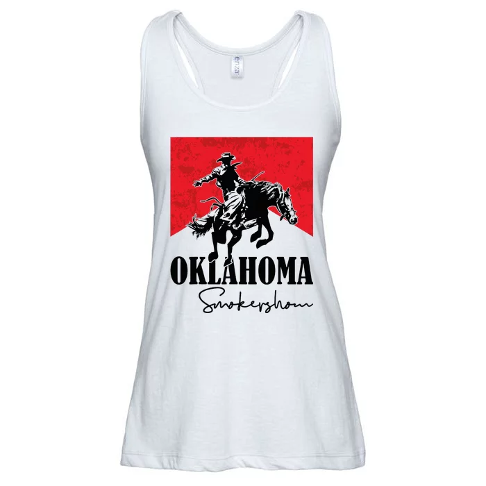 Oklahoma Smokeshow Western Country Ladies Essential Flowy Tank