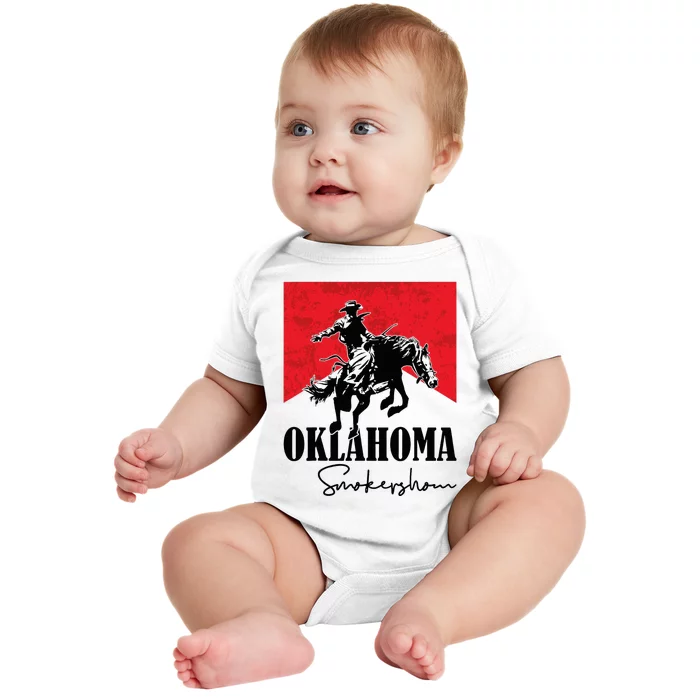 Oklahoma Smokeshow Western Country Baby Bodysuit