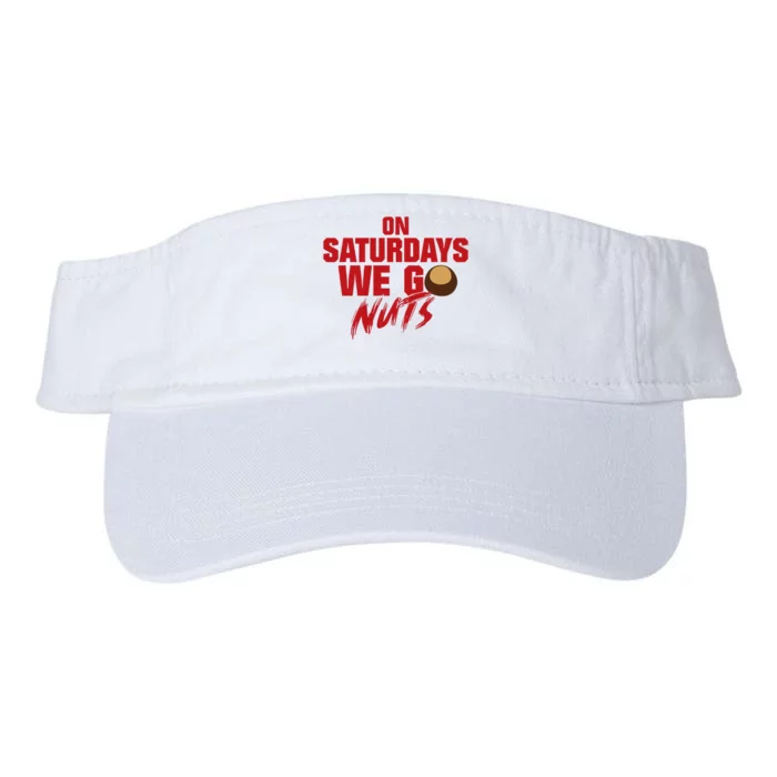 On Saturdays We Go Nuts Valucap Bio-Washed Visor